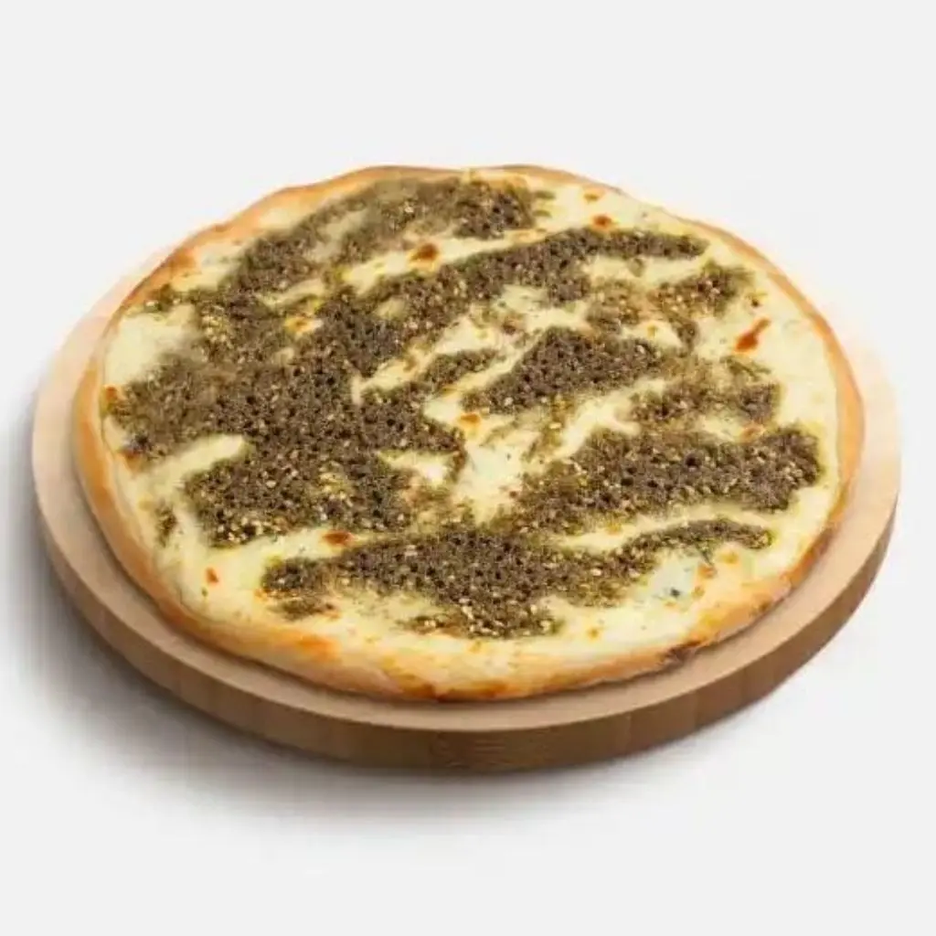مناقيش جبن سائل بالزعتر